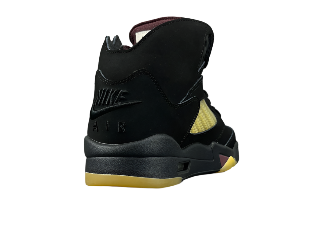 Air Jordan 5 Retro – Black,Yellow / Metallic Gold