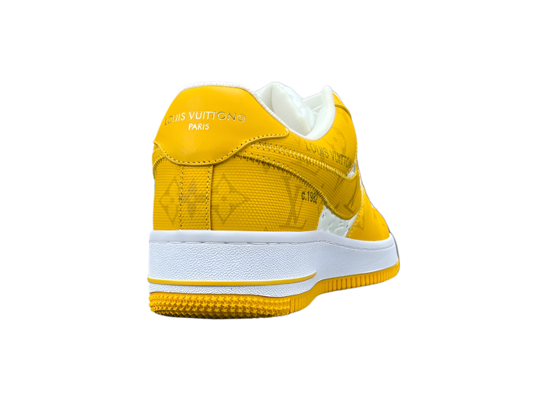 LOUlS VUlTTON x NiKe Air Force 1 Yellow