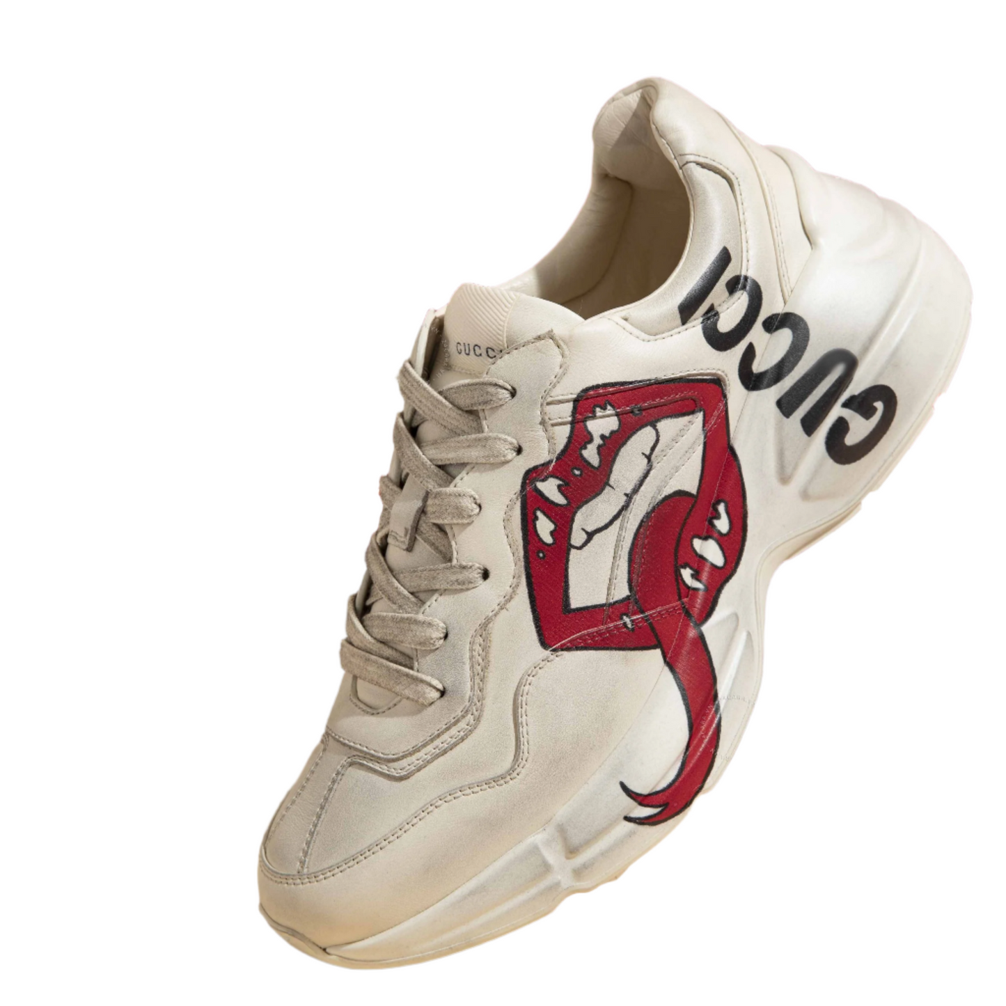 Gucci Rhyton Sneaker with Mouth Print