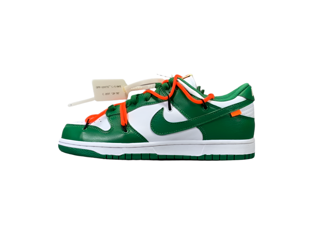 Off-White x Nike Dunk Low "Pine Green"