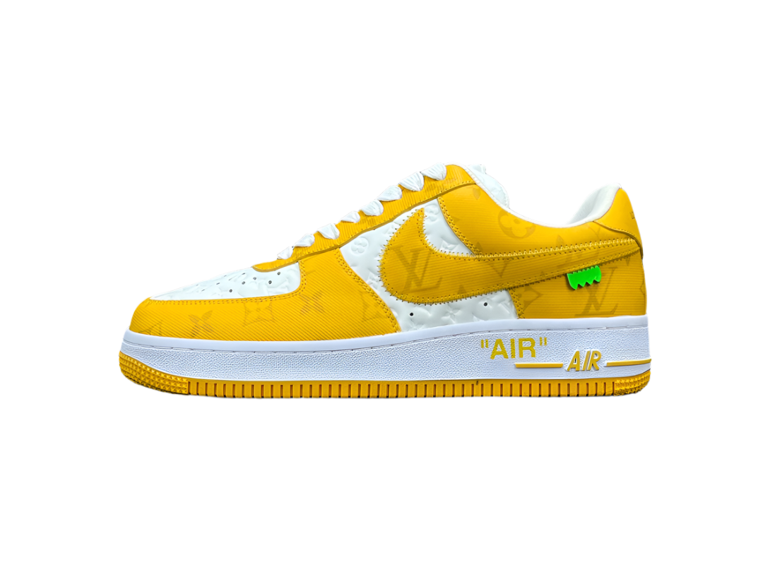 LOUlS VUlTTON x NiKe Air Force 1 Yellow