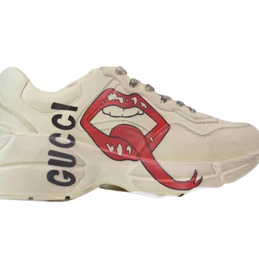 Gucci Rhyton Sneaker with Mouth Print