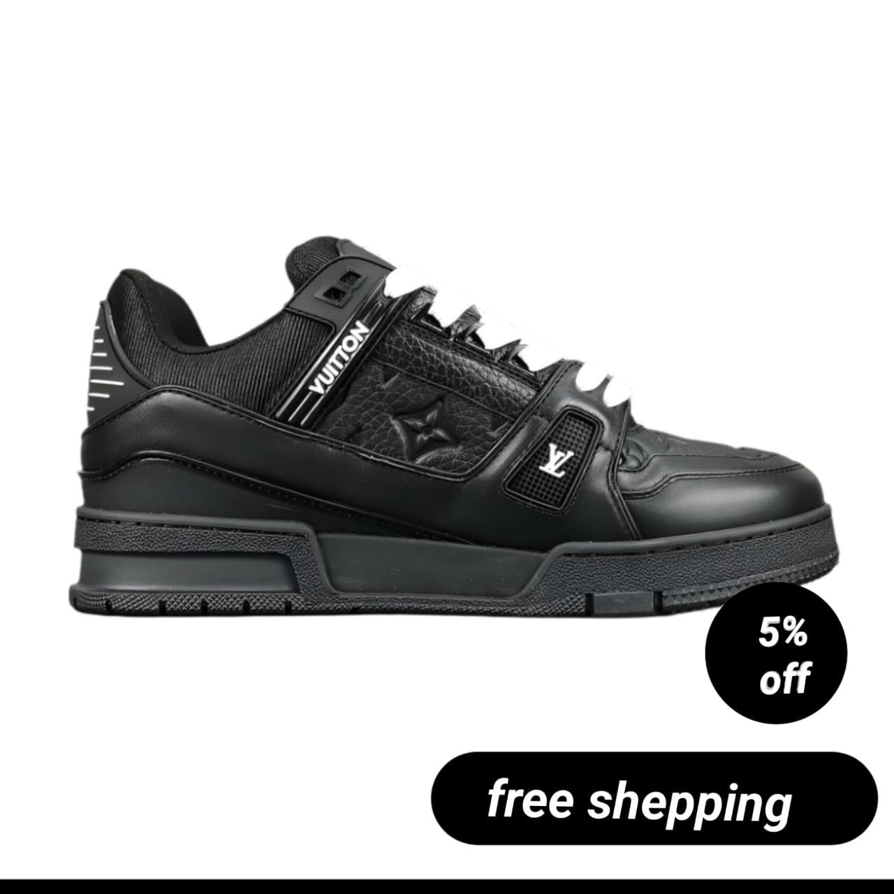 Louis Vuitton LV Trainer Sneaker – Black