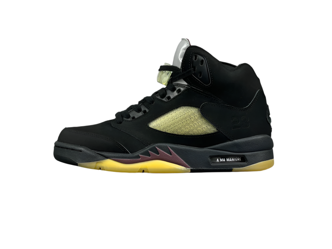 Air Jordan 5 Retro – Black,Yellow / Metallic Gold